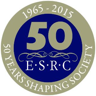 ESRC 50th anniversary logo